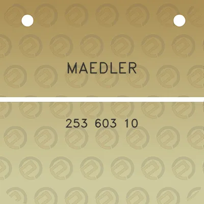 maedler-253-603-10