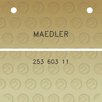 maedler-253-603-11