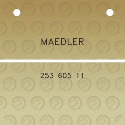 maedler-253-605-11