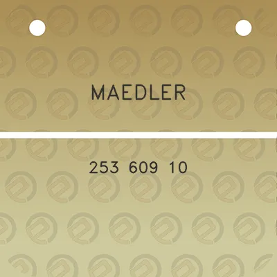 maedler-253-609-10