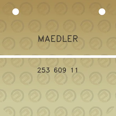 maedler-253-609-11