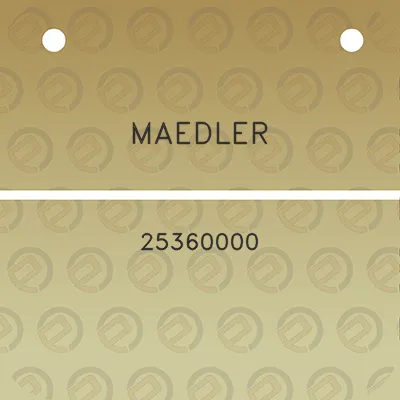 maedler-25360000