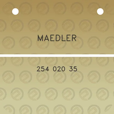 maedler-254-020-35