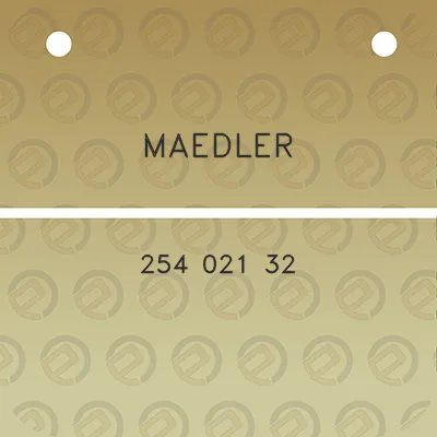 maedler-254-021-32