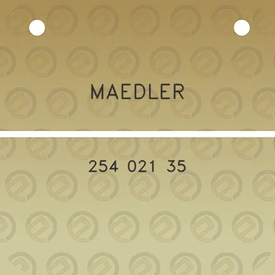 maedler-254-021-35