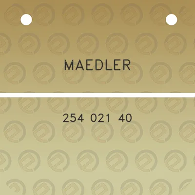 maedler-254-021-40