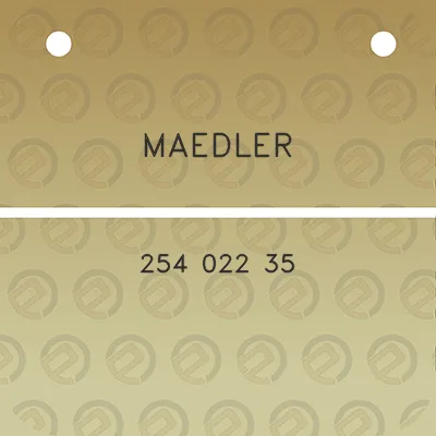 maedler-254-022-35