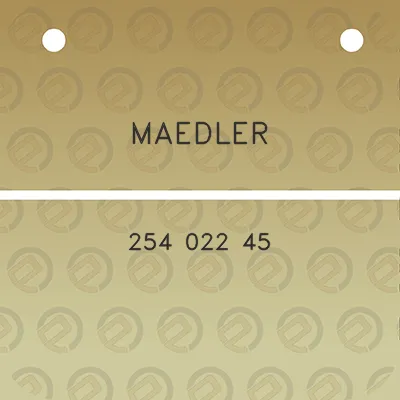 maedler-254-022-45