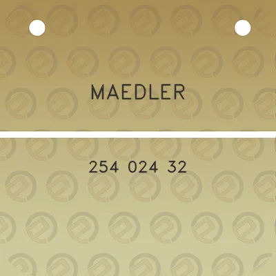 maedler-254-024-32