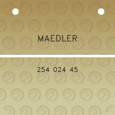 maedler-254-024-45