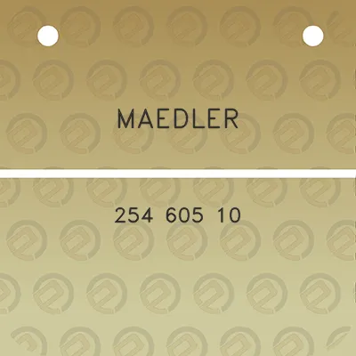 maedler-254-605-10