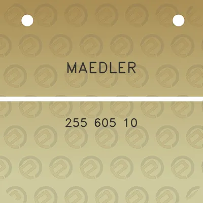 maedler-255-605-10