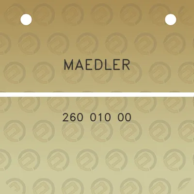 maedler-260-010-00