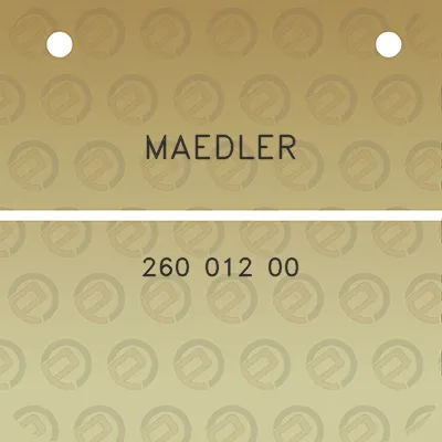 maedler-260-012-00