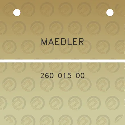 maedler-260-015-00