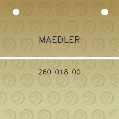 maedler-260-018-00