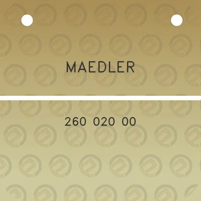 maedler-260-020-00