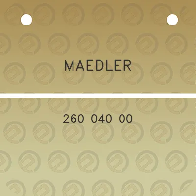 maedler-260-040-00