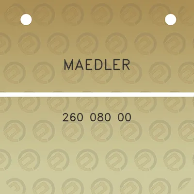 maedler-260-080-00