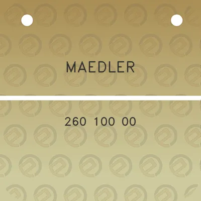 maedler-260-100-00