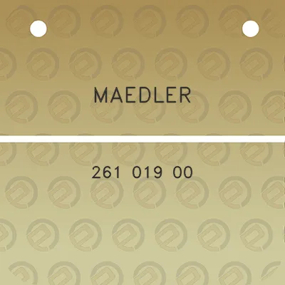 maedler-261-019-00