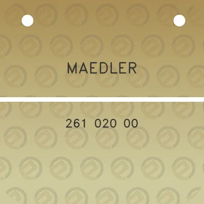 maedler-261-020-00