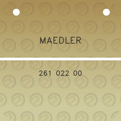 maedler-261-022-00