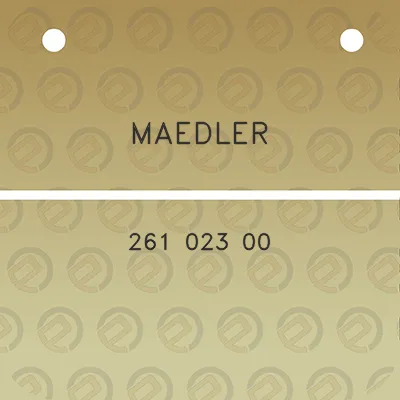 maedler-261-023-00