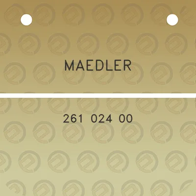 maedler-261-024-00