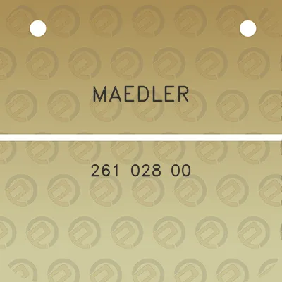 maedler-261-028-00