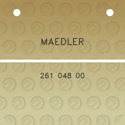 maedler-261-048-00