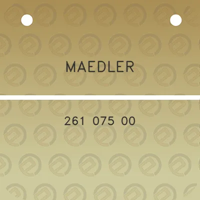 maedler-261-075-00