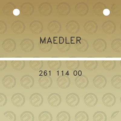 maedler-261-114-00