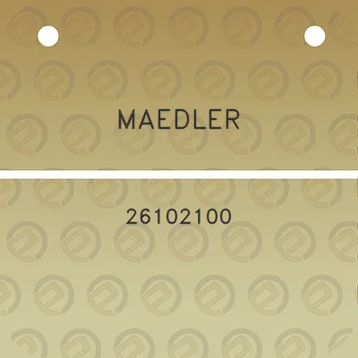 maedler-26102100