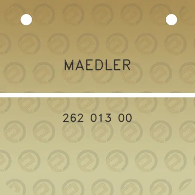 maedler-262-013-00