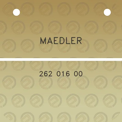 maedler-262-016-00