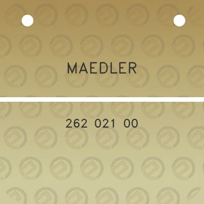 maedler-262-021-00