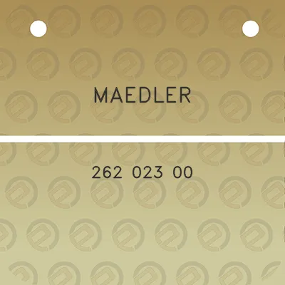 maedler-262-023-00