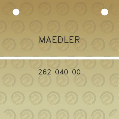 maedler-262-040-00