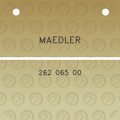 maedler-262-065-00