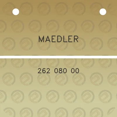 maedler-262-080-00