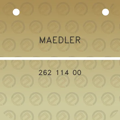 maedler-262-114-00