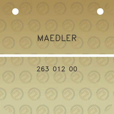 maedler-263-012-00