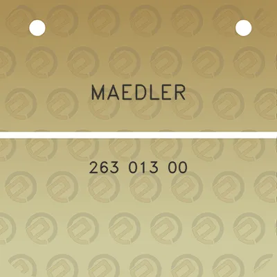 maedler-263-013-00