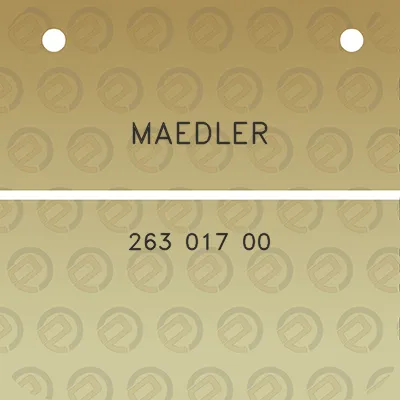 maedler-263-017-00