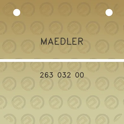 maedler-263-032-00