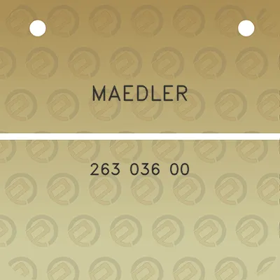 maedler-263-036-00