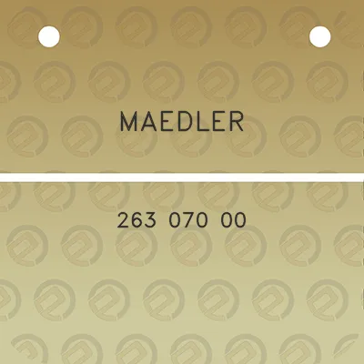 maedler-263-070-00