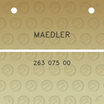 maedler-263-075-00