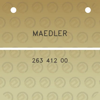 maedler-263-412-00